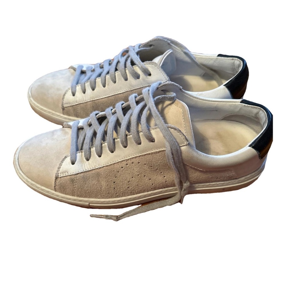 Oliver Cabell White and Black Athletic Shoes
